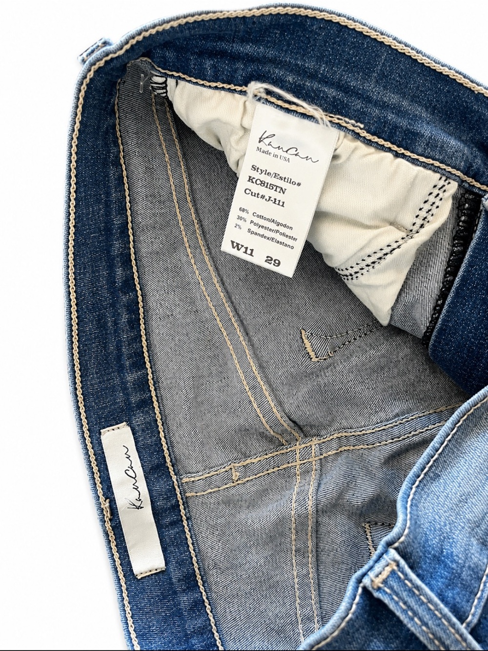 KanCan Distressed Skinny Jeans Women’s 29 Medium Wash Stretch Denim - Picture 6 of 6
